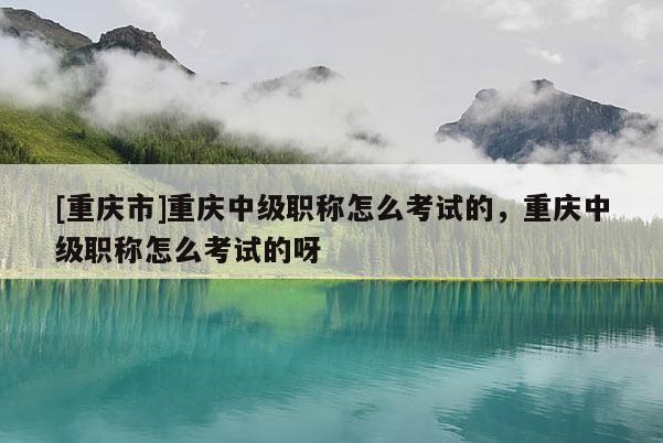 [重慶市]重慶中級職稱怎么考試的，重慶中級職稱怎么考試的呀