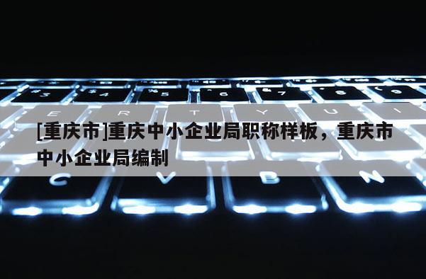 [重慶市]重慶中小企業(yè)局職稱樣板，重慶市中小企業(yè)局編制