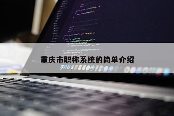 重慶市職稱系統的簡單介紹