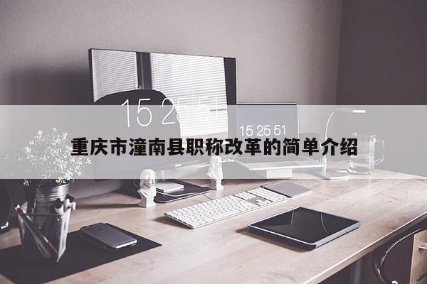 重慶市潼南縣職稱(chēng)改革的簡(jiǎn)單介紹